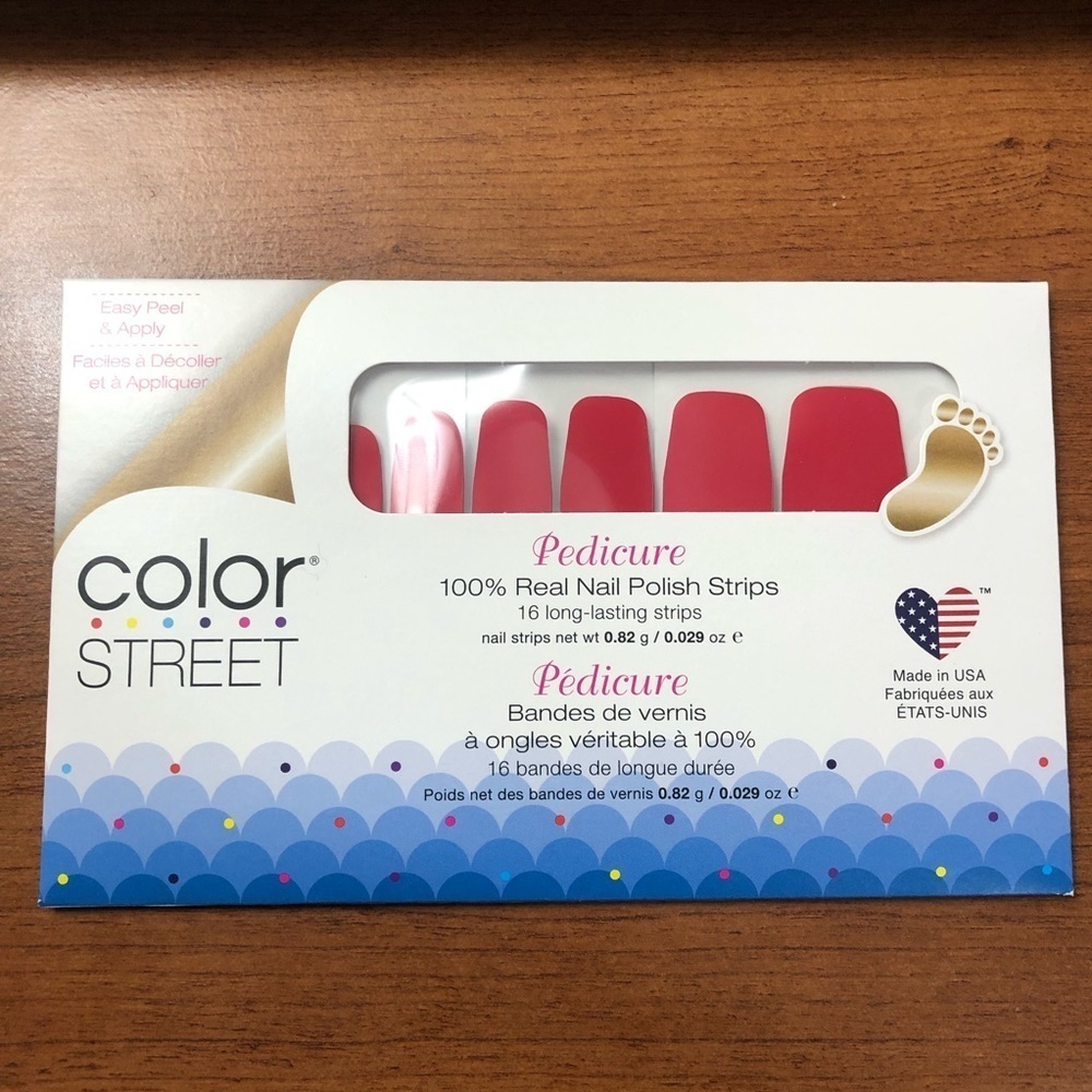 Baton Rougey pedicure color street set​